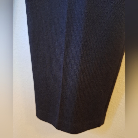 St. John Basics Santana Knit Black Pants Elastic Waist Pockets Womens size 6 - Picture 4 of 5